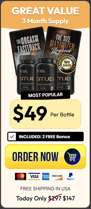 Buy ClubHouse Stud 3 Bottle